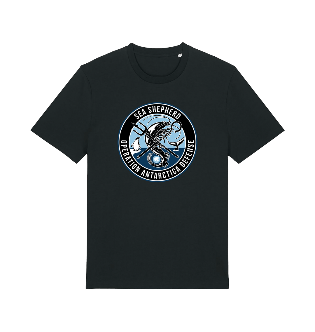 Black Printed T-shirt Front